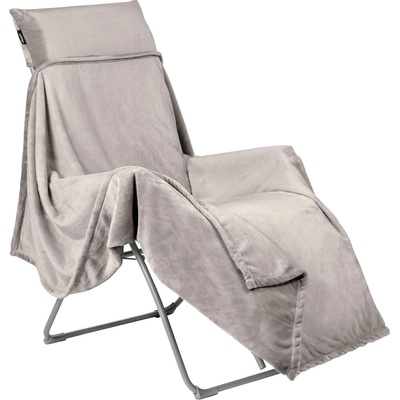 Lafuma Mobilier Завивка Lafuma mobilier Flocon Throw Relax Blanket - Inuit / Beige - размер 172 x 180 cm (558-0328-0311)