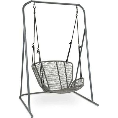 Fischer MÖBEL Záhradné závesné kreslo WING Light relax 2758AS, antracit