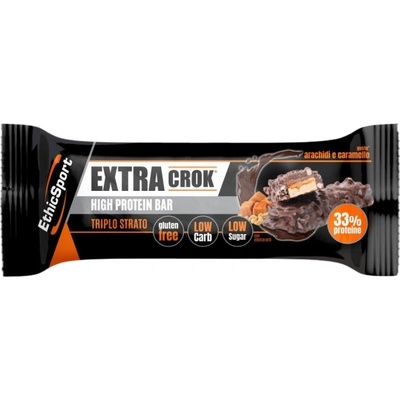 EthicSport EXTRA CROK High Protein Bar [50 грама] Фъстъци и карамел