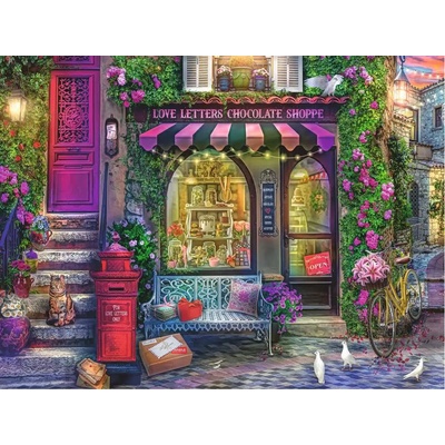 Ravensburger - Puzzle Love letters and chocolate - 1 500 piese