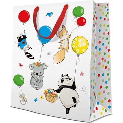 Darčeková taška PAW Animals Party, big - 30x41x12 cm