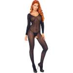 Leg Avenue Черен гащеризон Femme Power Noir