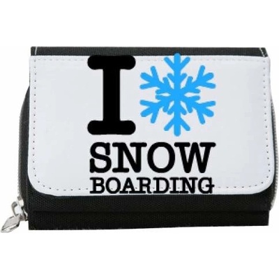 Peněženka velká I love snowboarding