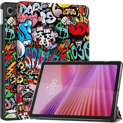 Vsechnonamobil 105066 ART Zaklápěcí pouzdro pro Lenovo Tab 10.1 GRAFFITI