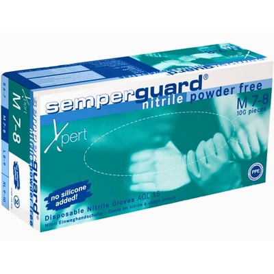 Sempermed Semperguard Xpert нитрилни ръкавици - подсилени и устойчиви | 100 бр (30000016)