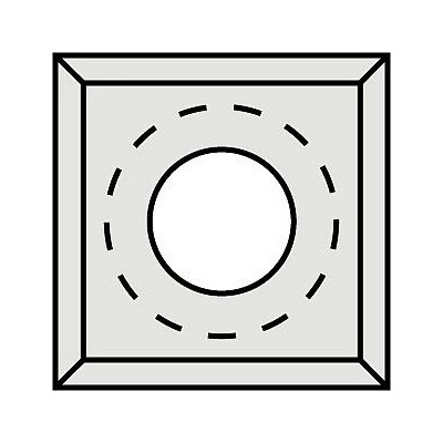 IGM RSS-CB Čtvercová žiletka - 11x11x2 HW
