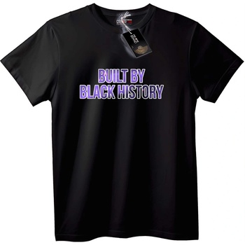NOONEBRAND Тениска Изградена от черната история - 2XL, Black
