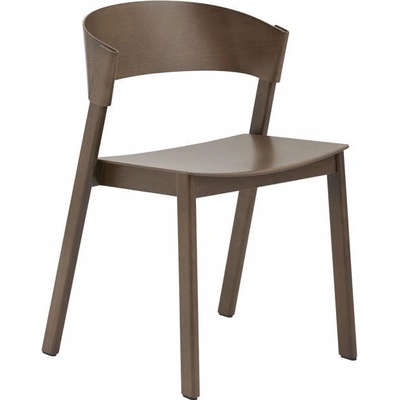 Muuto Cover Side Chair tmavě hnědá