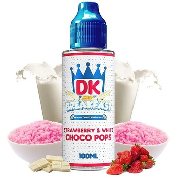 Image 1 of DK Breakfast Strawberry & White Choco Pops 100ml