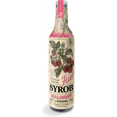 Kitl Syrob Malinový s dužninou 0,5 l