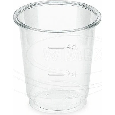 Wimex Pohárik PLA BIO číry O48mm 2cl 4cl