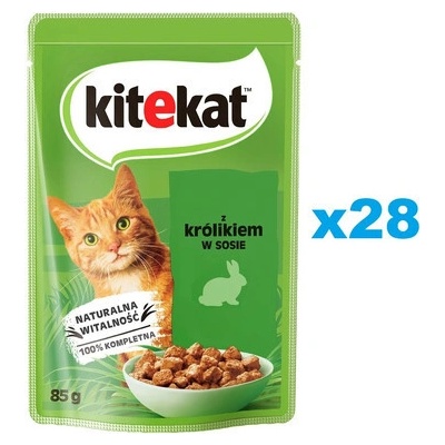 Kitekat Králík v omáčce 28 x 85 g