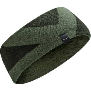 Salewa Лента за глава Salewa Pure Am Headband - Dark Olive / 5A50 - размер 58 cm (904-4911-0211)