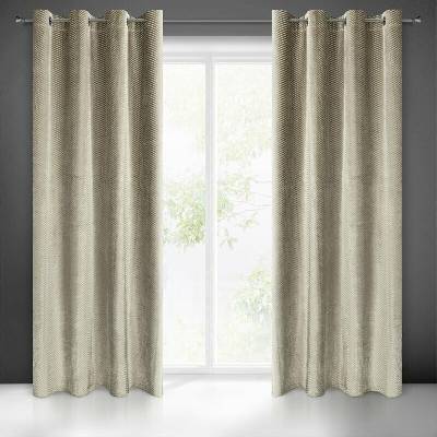 Takoy Záves LUSSI z lesklého zamatu so žakárovým vzorom-HF-384510 | 140 x 250 cm