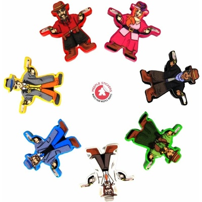 Meeple Stickers samolepky pro colt express