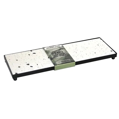 Horecano HORECANO-Правоъгълно мраморно плато-теразо 30.5/10.5/2.5 cm (мрамор 30х10 cm) (1288SJ4924) (0147128)