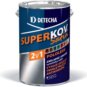 Detecha SuperKov Satin RAL 6005 pololesk 0,8kg zelený mech