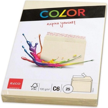 Elco Пощенски плик, C6, 114 х 162 mm, 100 g, прав капак със (1560120022)