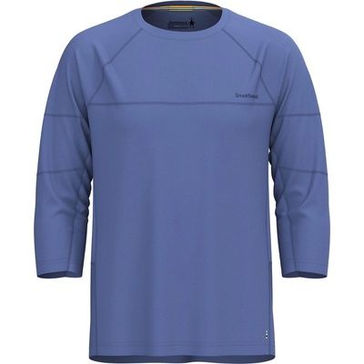 SMARTWOOL Men's Mountain Bike 3/4 Sleeve Active NIGHTFALL BLUE
