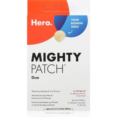 Hero Cosmetics Mighty Patch Duo náplasť proti akné 12 ks