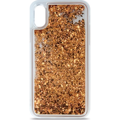 Pouzdro Beweare Liquid Sparkle 3D TPU Xiaomi Redmi 10C - zlaté