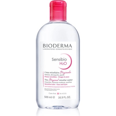 BIODERMA Sensibio H2O мицеларна вода за чувствителна кожа на лицето 500ml