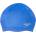 Speedo plain moulded silicone cap синьо