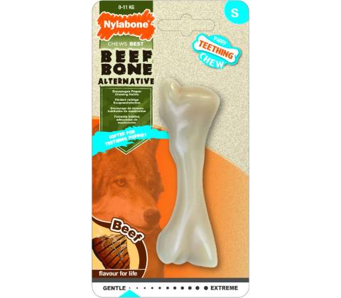 Nylabone Hračka NYLAB Puppy Beef Bone S