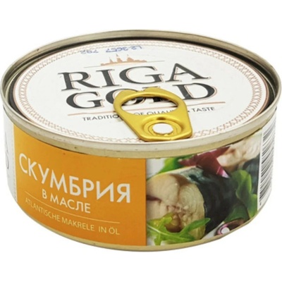 Riga Gold Makrela v oleji 163 g