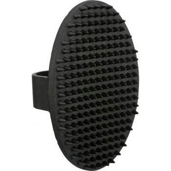 Trixie hrebeň ovál gumový na ruku 8 x 13 cm