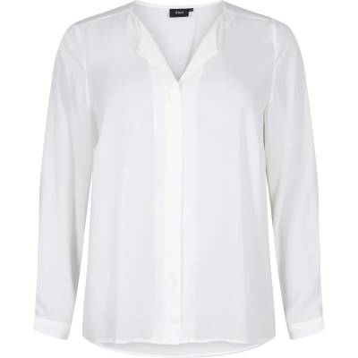 Zizzi Блуза 'Seli' бяло, размер XL