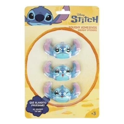Disney Stitch squishy nálepky 3 ks