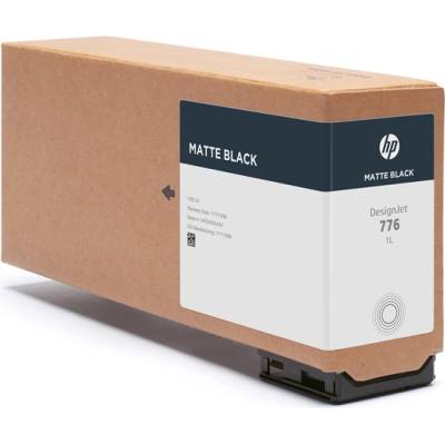HP 776 cartridge, 1 liter, Matte Black (1XB12A)