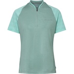 Vaude Дамска фланелка с къс ръкав за колоездене Vaude Women's Tamaro Half Zip Shirt IV Cycling jersey - Dusty Fern - размер 44 (EU) (156-2552-0615)
