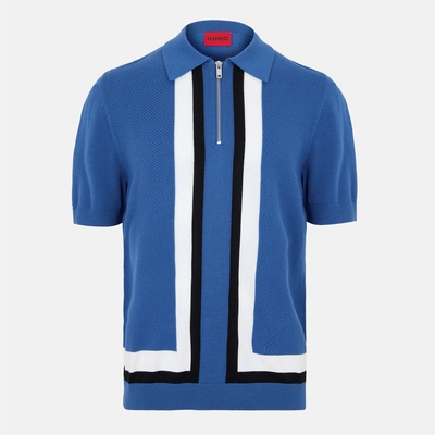Hugo Блуза с яка Hugo Men's 's Short Sleeve Polo Shirt - Medium Blue