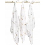 Sensillo MUSLIN DIAPER WHITE (Pack - 3 pcs)
