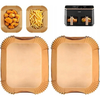 Papírové vložky do horkovzdušné fritézy Air Fryer, vhodné pro COSORI, 21x17 cm, 120 ks