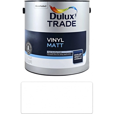 DULUX Trade Vinyl Matt PBW 2,5 l Biela