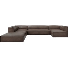 Windsor & Co Sofas kožená rohová pohovka ľavý roh Madame Hnedá