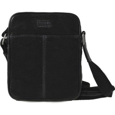 Segali pánska kožená crossbody taška 7018 black