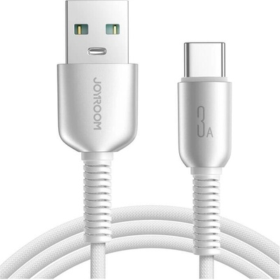 Joyroom S-A51 Cutting-Edge Series 3A USB-A USB-C 1,2m světle šedý