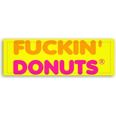 Fotoobraz 150x55 cm panorama Fuckin' donuts