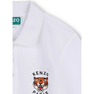 KENZO тениска с яка за деца от памук (K62045.162)