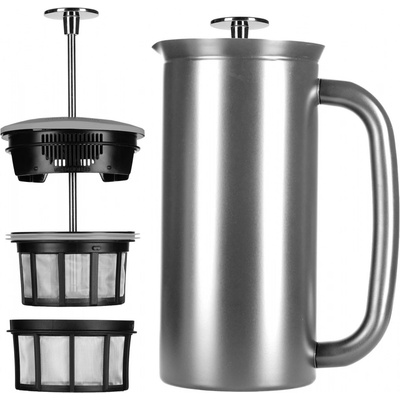 Espro French press kávovar PRESS P7 530 ml, stříbrná, broušená nerezová ocel