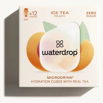 Waterdrop Ice Tea Peach černý čaj broskev microdrink 12 kapslí
