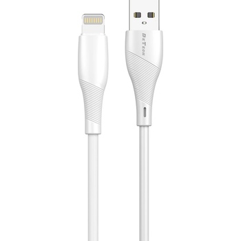 DeTech Кабел за данни DeTech DE-44i3, Lightning, 3.0m, Бял - 40271 (40271)
