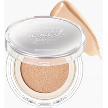 Peripera Mood Vegan Glow Cushion 03 Beige Veganský make-up v houbičce s efektem glow 13 g