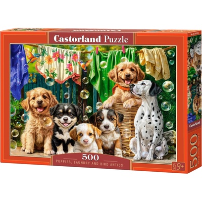Castorland Пъзел Castorland от 500 части - Кучешки лудории (В-54152)