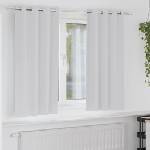 Pure Line Home Плътни завеси в цвят светлосив с метални халки, 2 бр. , 140 x 175 см
