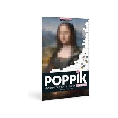 Poppik Samolepkový plagát - DA VINCI (Mona Lisa)